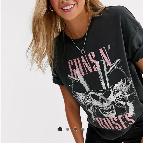 pull and bear band t shirt